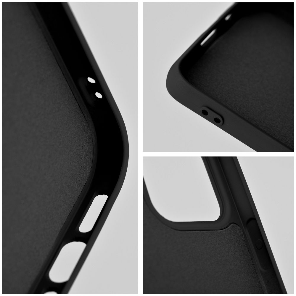 Pokrowiec Forcell Silicone czarny Apple iPhone X / 5
