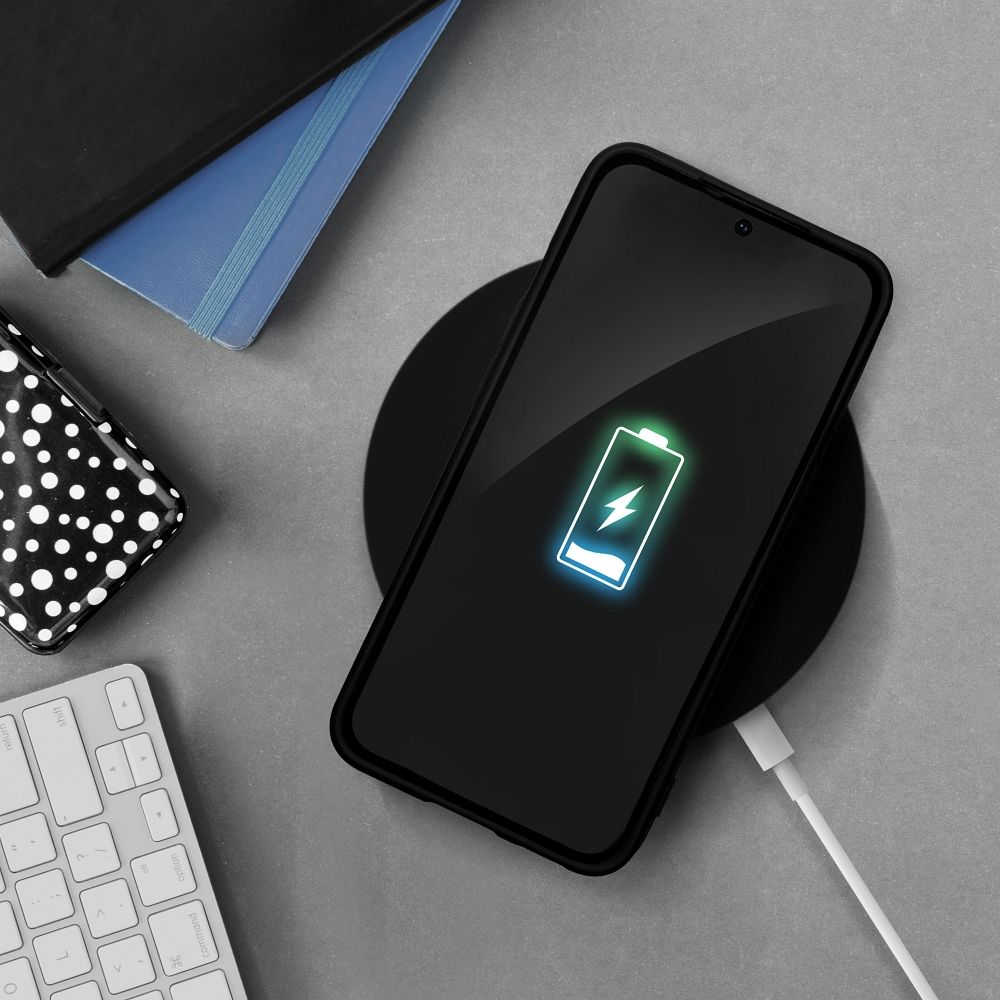 Pokrowiec Forcell Silicone czarny Samsung Galaxy A15 4G / 9