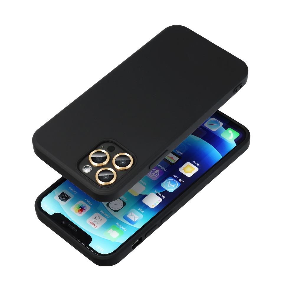 Pokrowiec Forcell Silicone czarny Samsung Galaxy A21s / 2