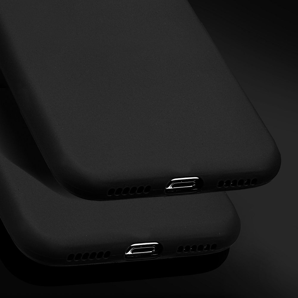 Pokrowiec Forcell Silicone czarny Xiaomi Redmi 10C / 7