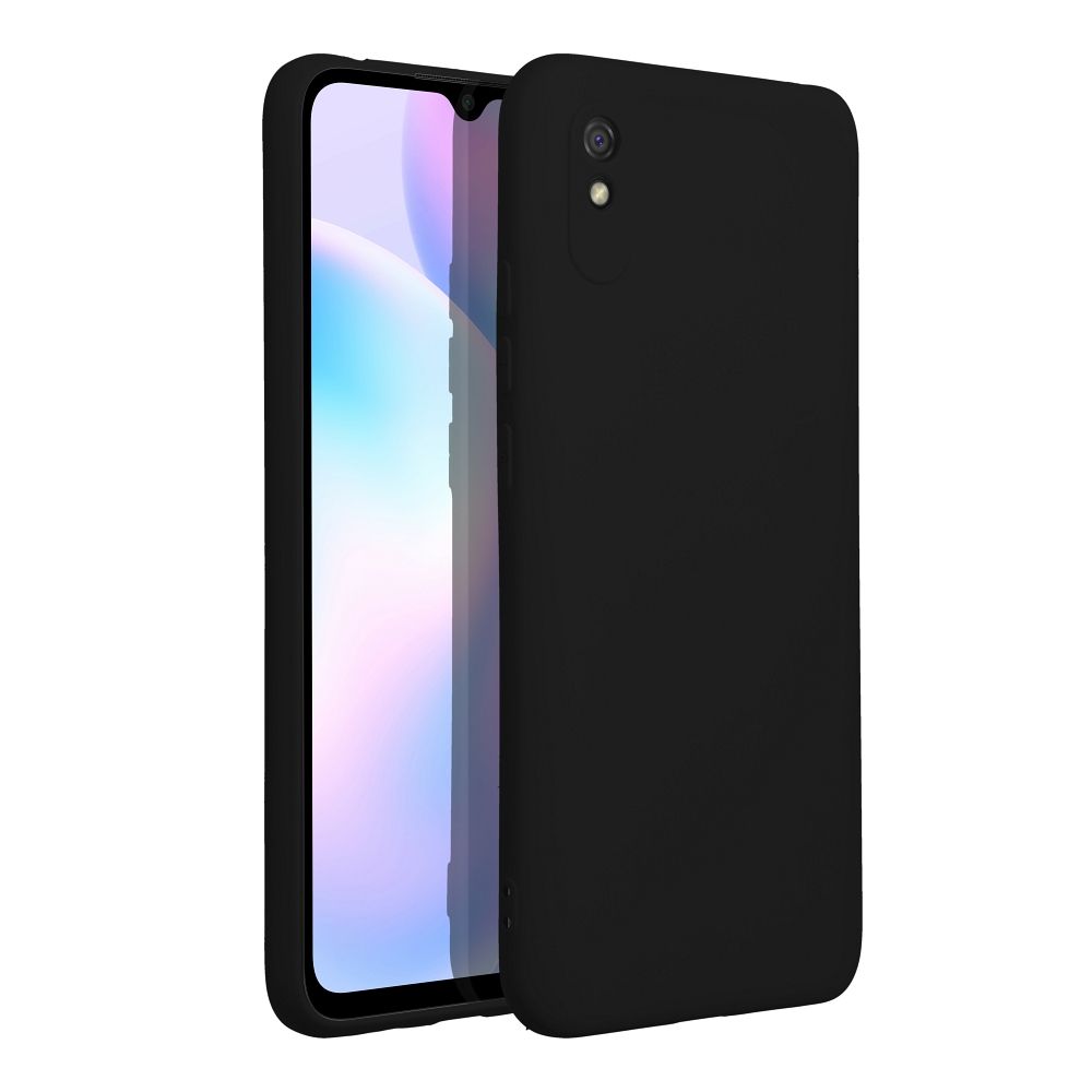 Pokrowiec Forcell Silicone czarny Xiaomi Redmi 9AT / 2