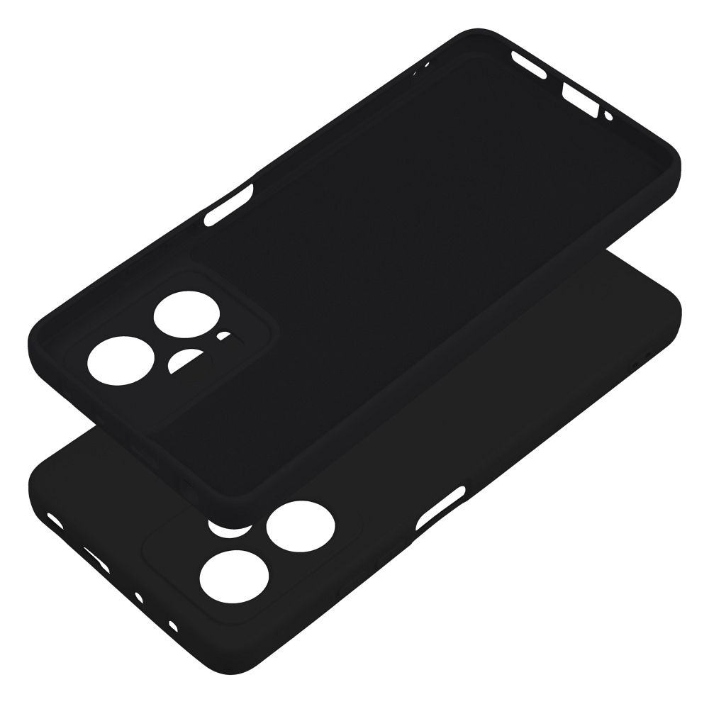 Pokrowiec Forcell Silicone czarny Xiaomi Redmi Note 12 Pro 5G / 3