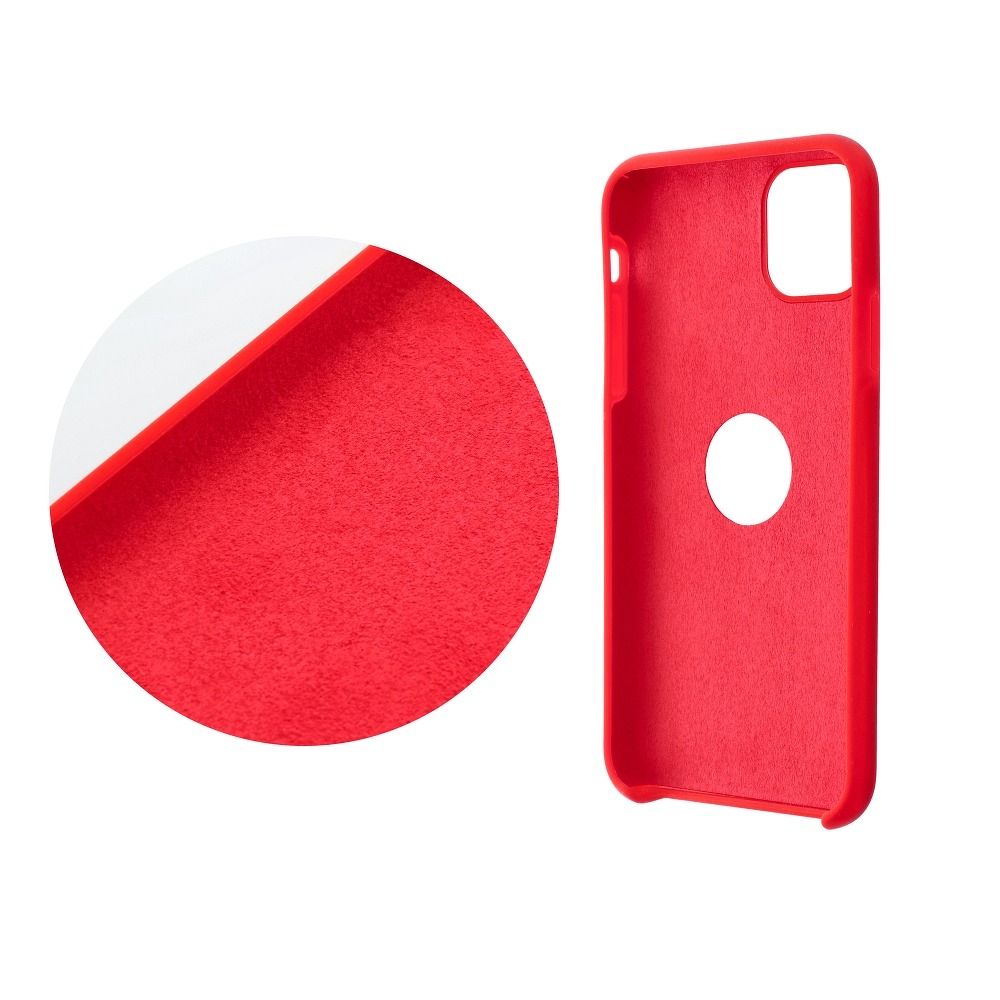 Pokrowiec Forcell Silicone czerwony Apple iPhone 11 / 8