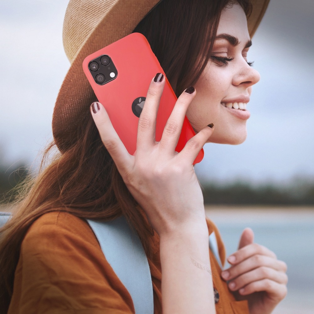 Pokrowiec Forcell Silicone czerwony Samsung Galaxy A03s / 4