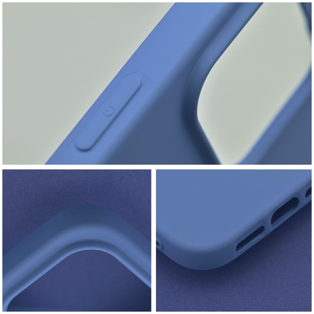 Pokrowiec Forcell Silicone niebieski Apple iPhone 12 / 5