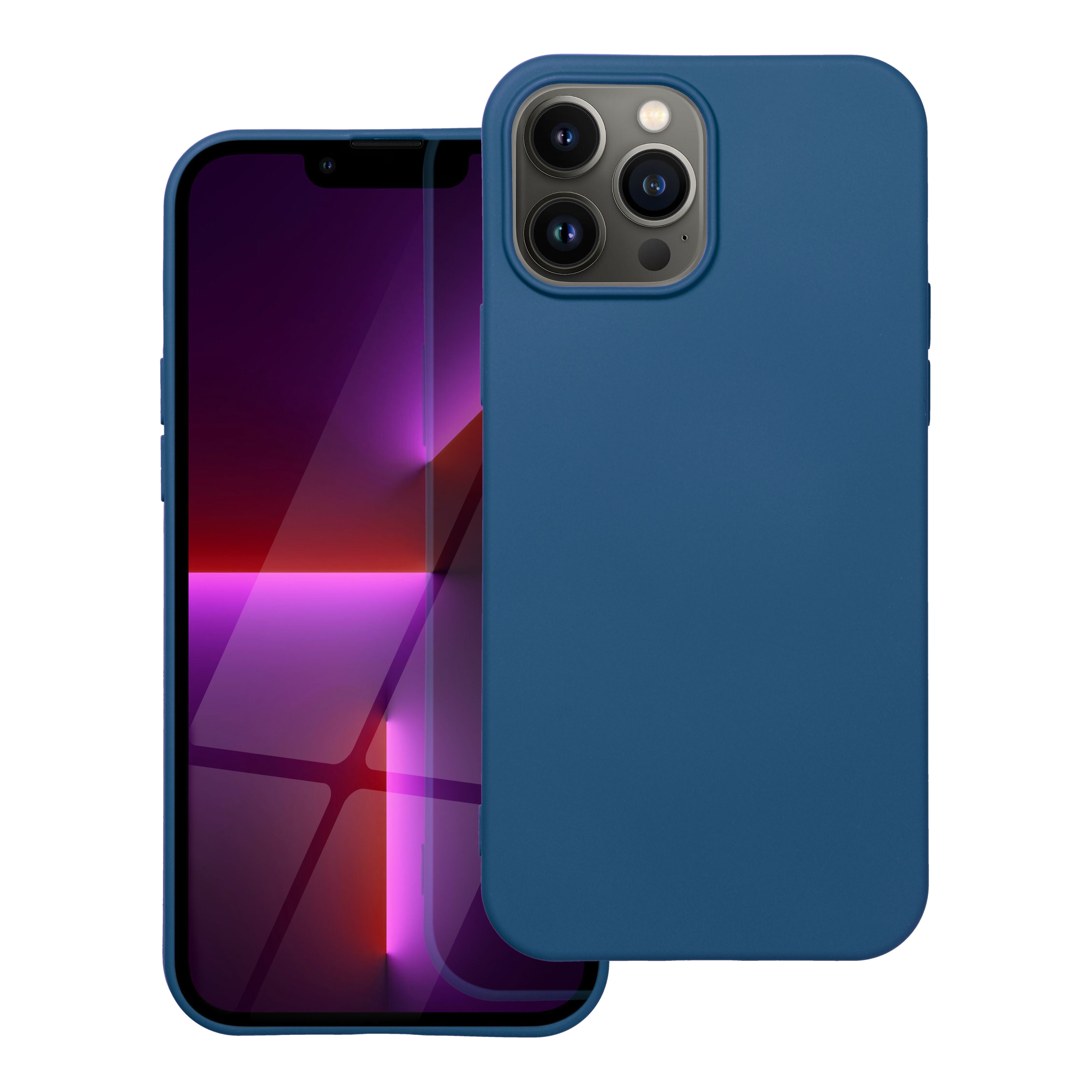 Pokrowiec Forcell Silicone niebieski Apple iPhone 14 Pro Max