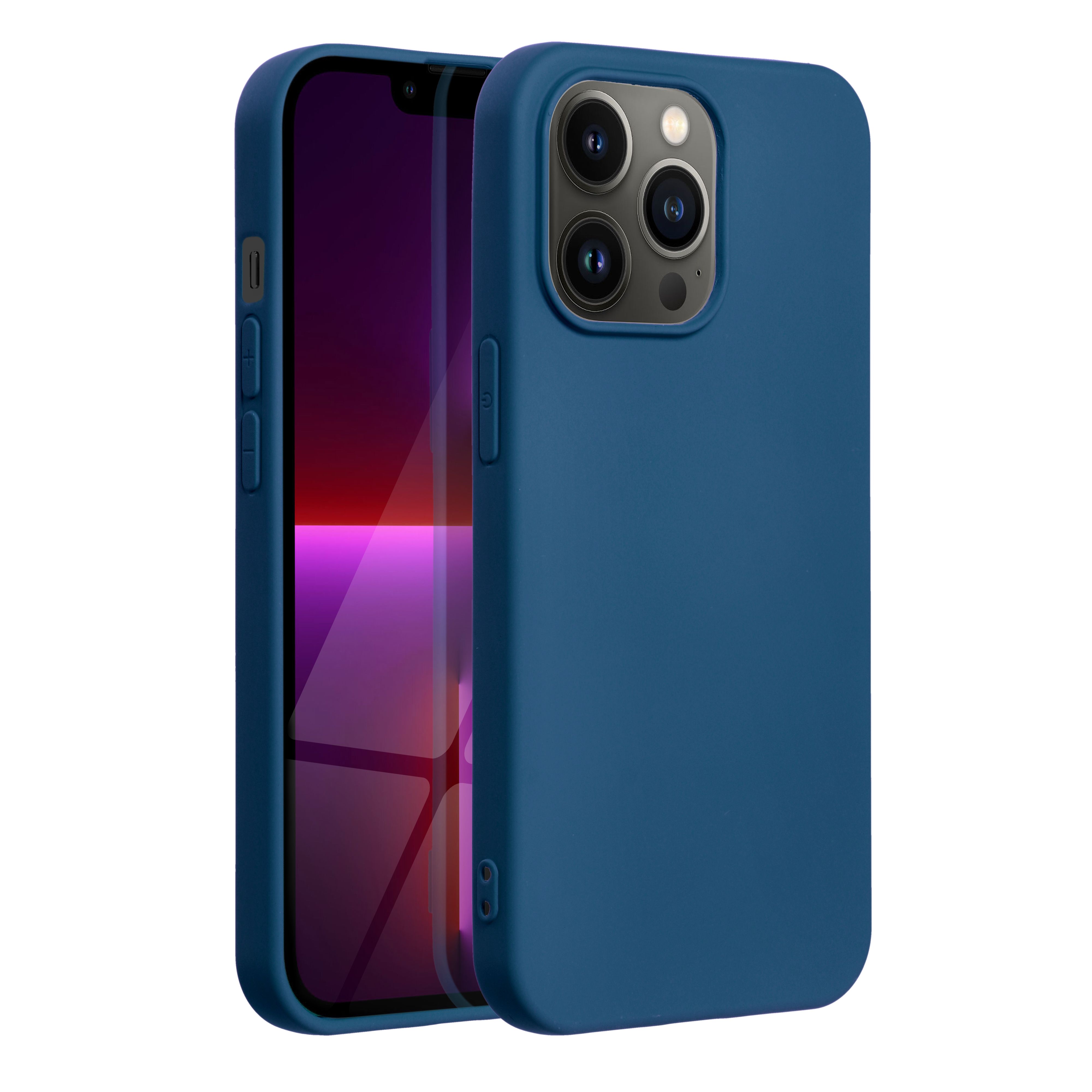 Pokrowiec Forcell Silicone niebieski Apple iPhone 14 Pro / 2