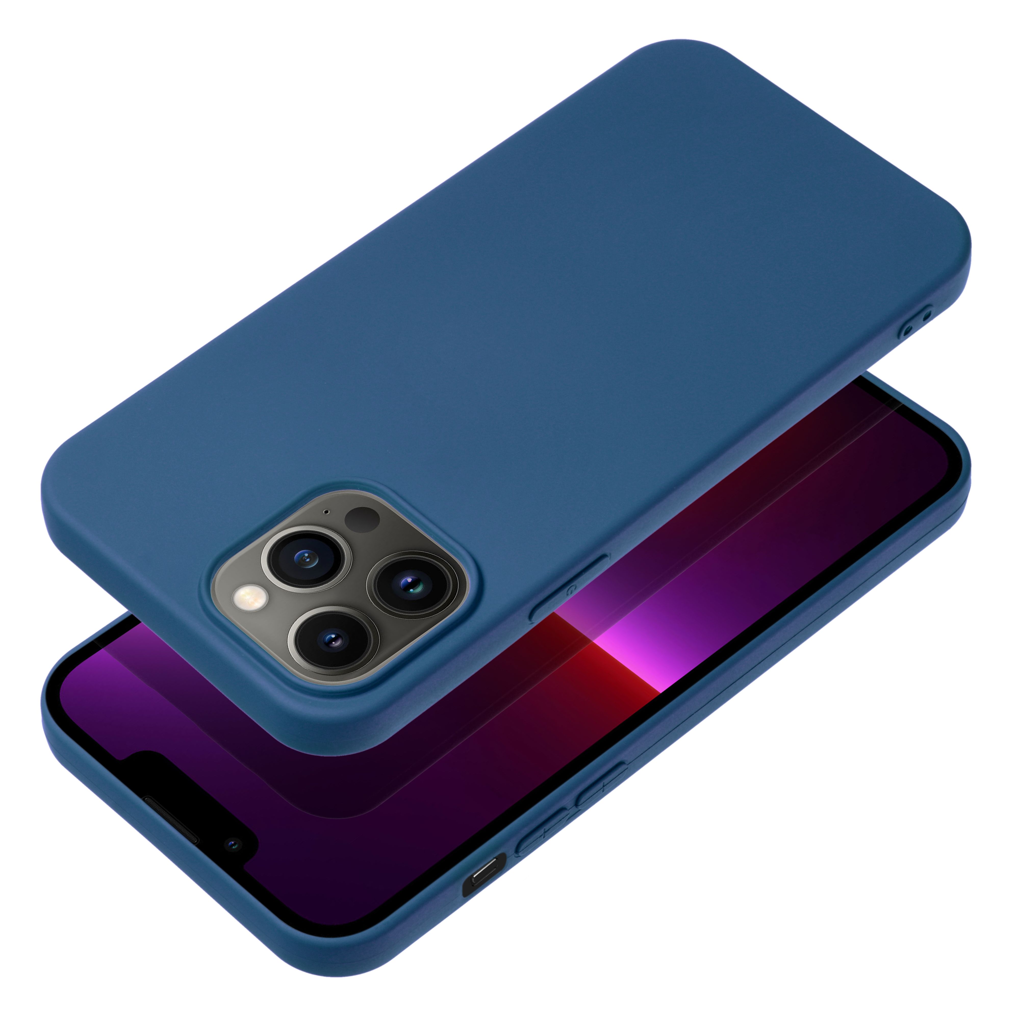 Pokrowiec Forcell Silicone niebieski Apple iPhone 14 Pro / 3