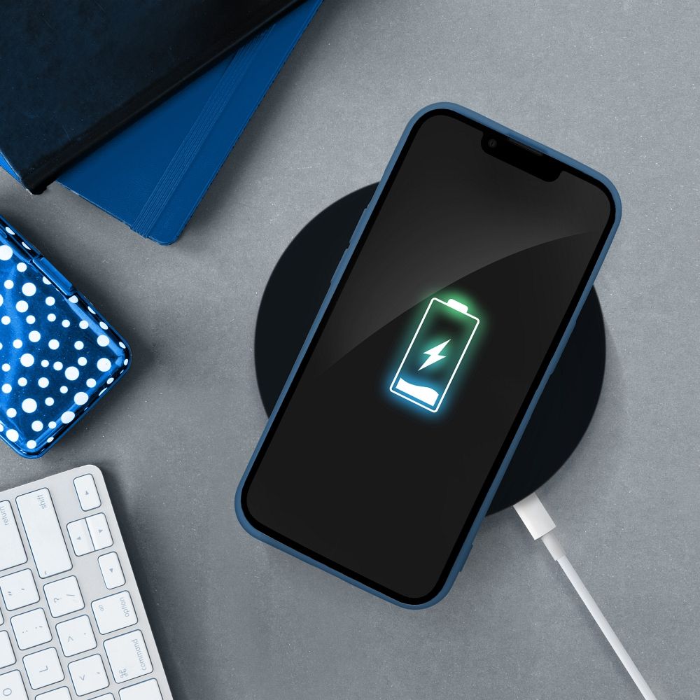 Pokrowiec Forcell Silicone niebieski Apple iPhone 17 Pro Max / 7