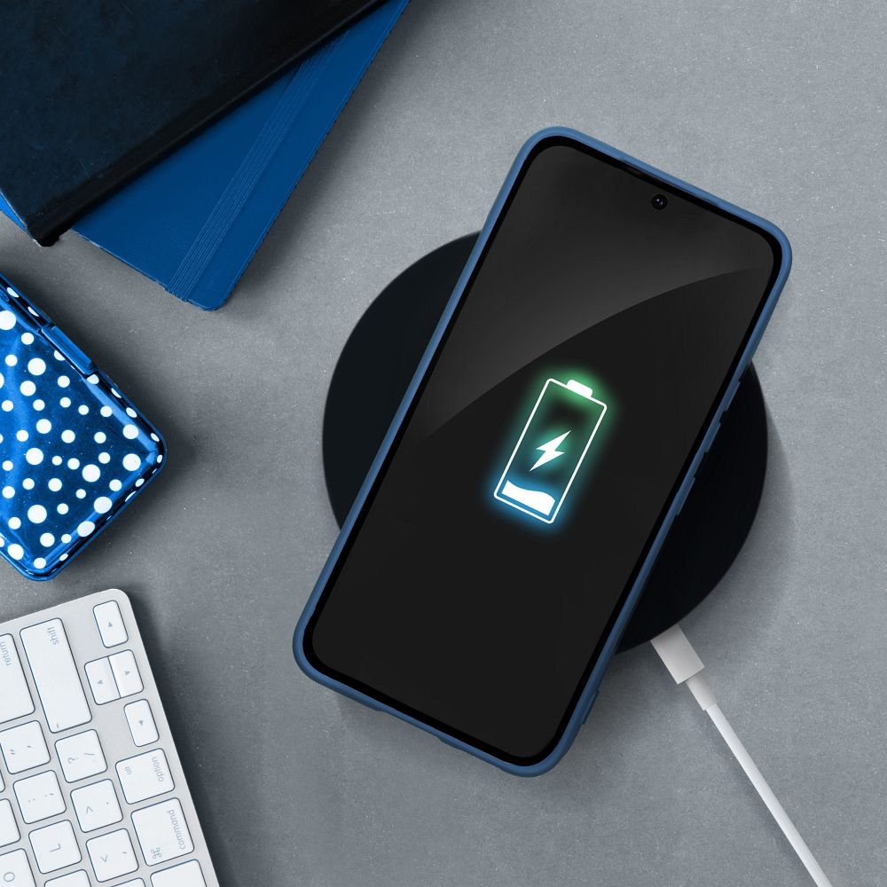 Pokrowiec Forcell Silicone niebieski Samsung Galaxy A35 5G / 8