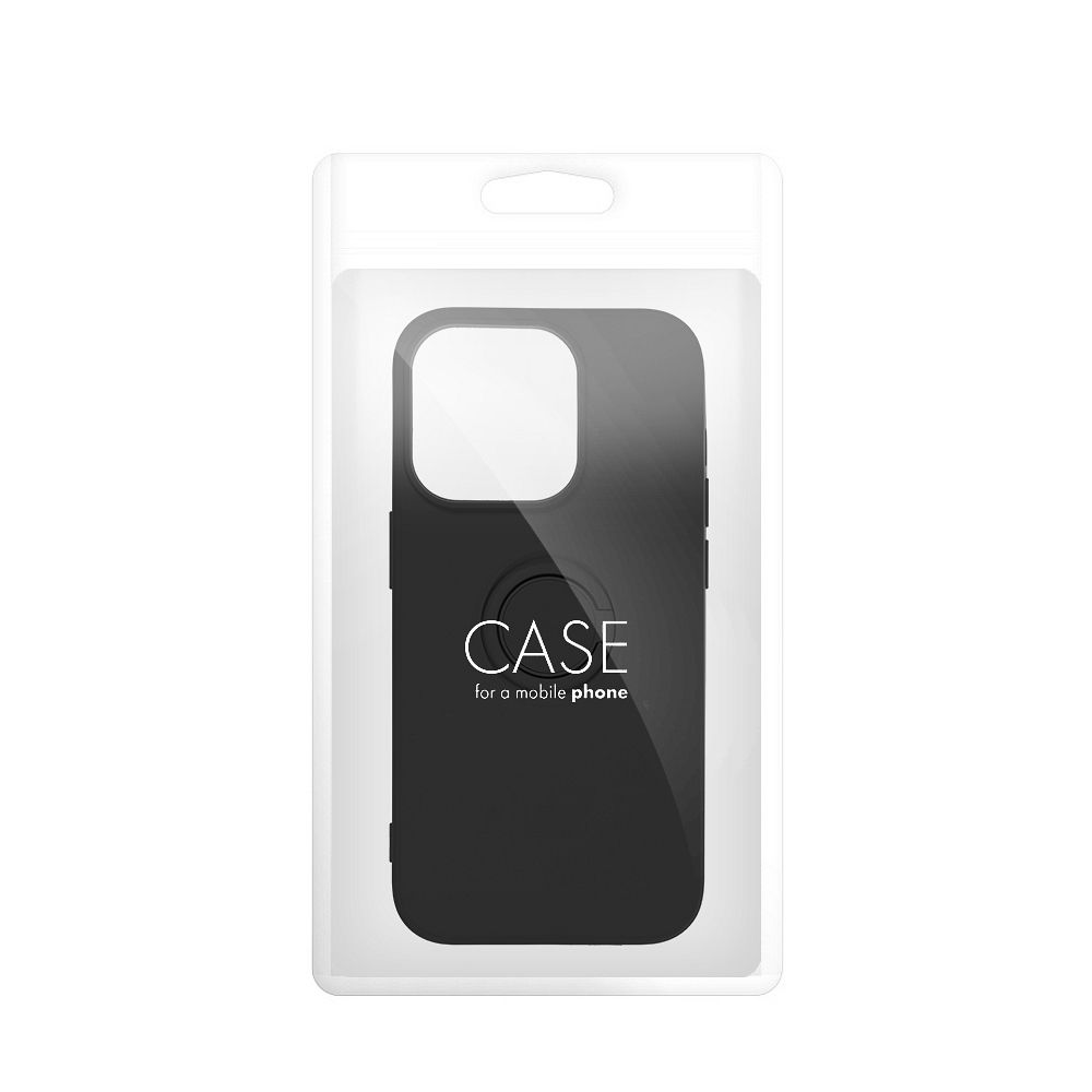 Pokrowiec Forcell Silicone Ring czarny Apple iPhone 14 / 4
