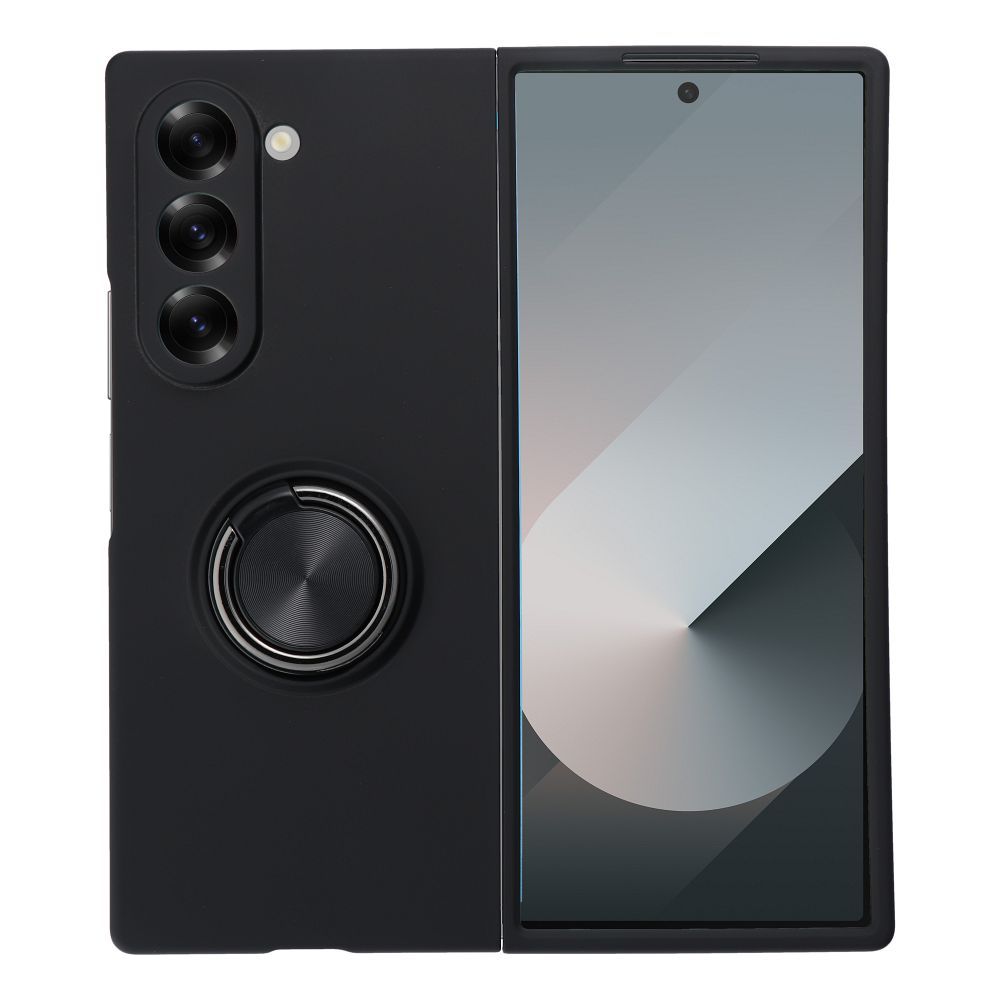 Pokrowiec Forcell Silicone Ring czarny Samsung Galaxy Z Fold 6