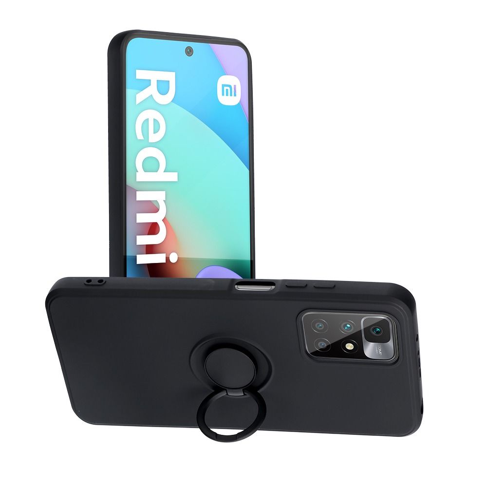 Pokrowiec Forcell Silicone Ring czarny Xiaomi Redmi 10 2022 / 4