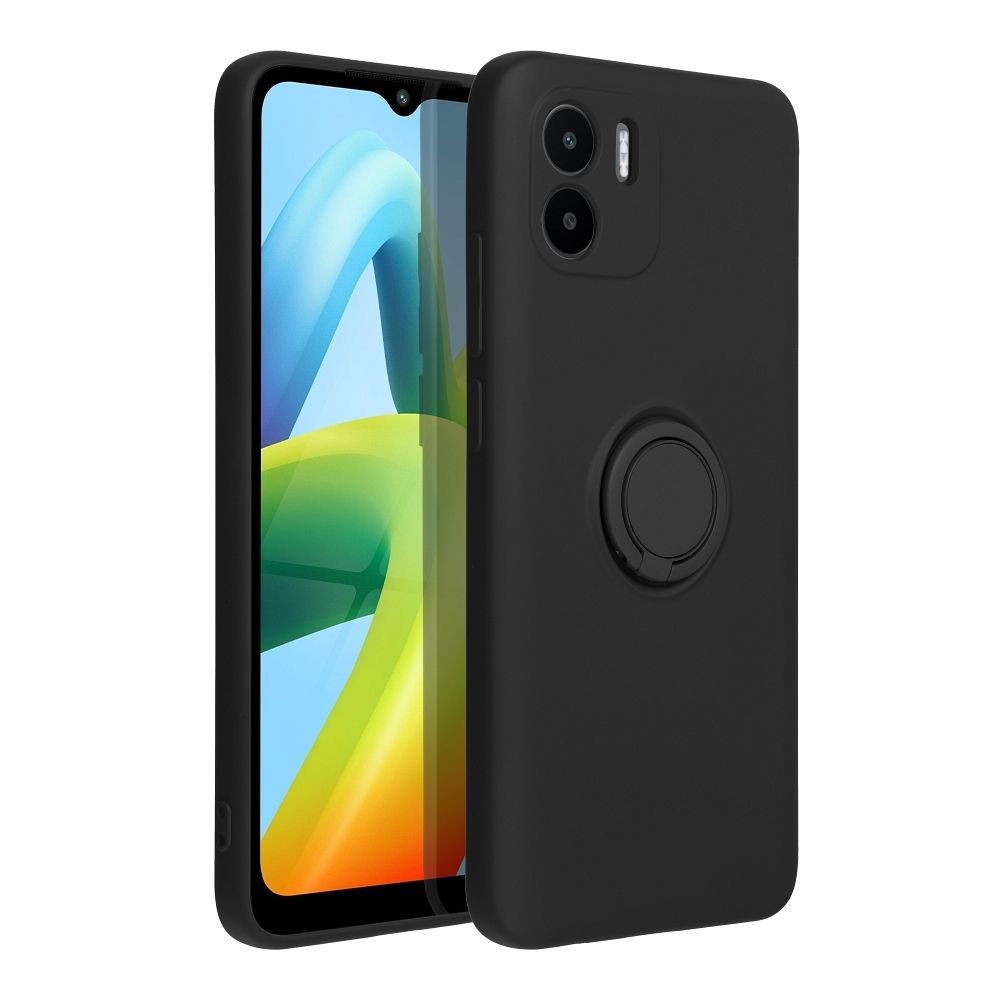 Pokrowiec Forcell Silicone Ring czarny Xiaomi Redmi A2 / 3