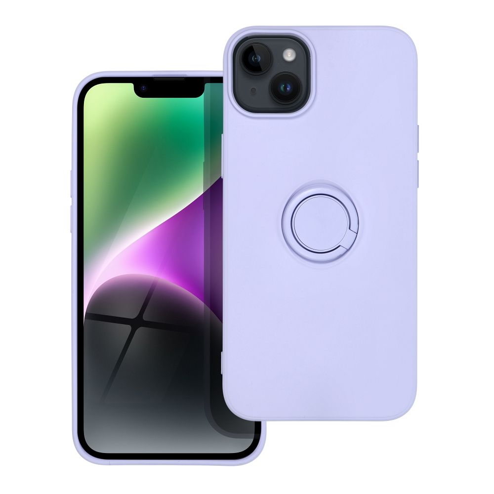 Pokrowiec Forcell Silicone Ring fioletowy Apple iPhone 14 Plus / 2