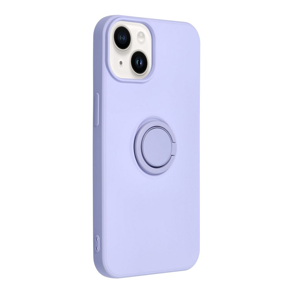 Pokrowiec Forcell Silicone Ring fioletowy Apple iPhone 14 Plus / 4