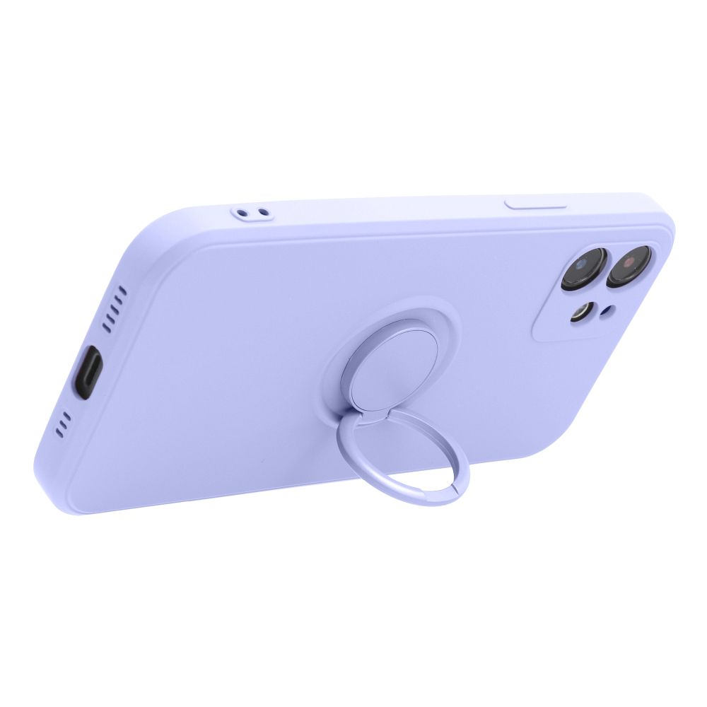 Pokrowiec Forcell Silicone Ring fioletowy Apple iPhone 14 Plus / 6