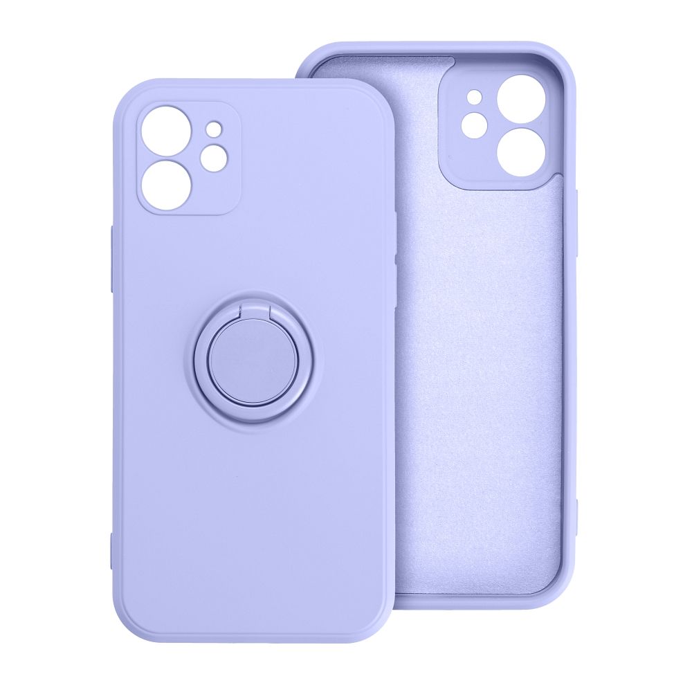 Pokrowiec Forcell Silicone Ring fioletowy Apple iPhone 16e / 9