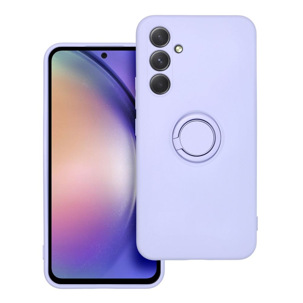 Pokrowiec Forcell Silicone Ring fioletowy Samsung Galaxy A54 5G / 2