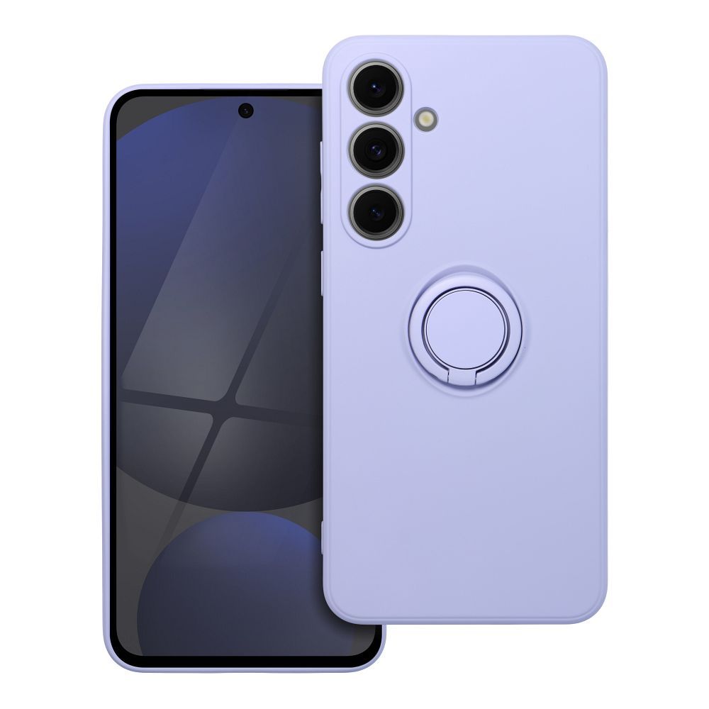 Pokrowiec Forcell Silicone Ring fioletowy Samsung Galaxy S24 FE / 10