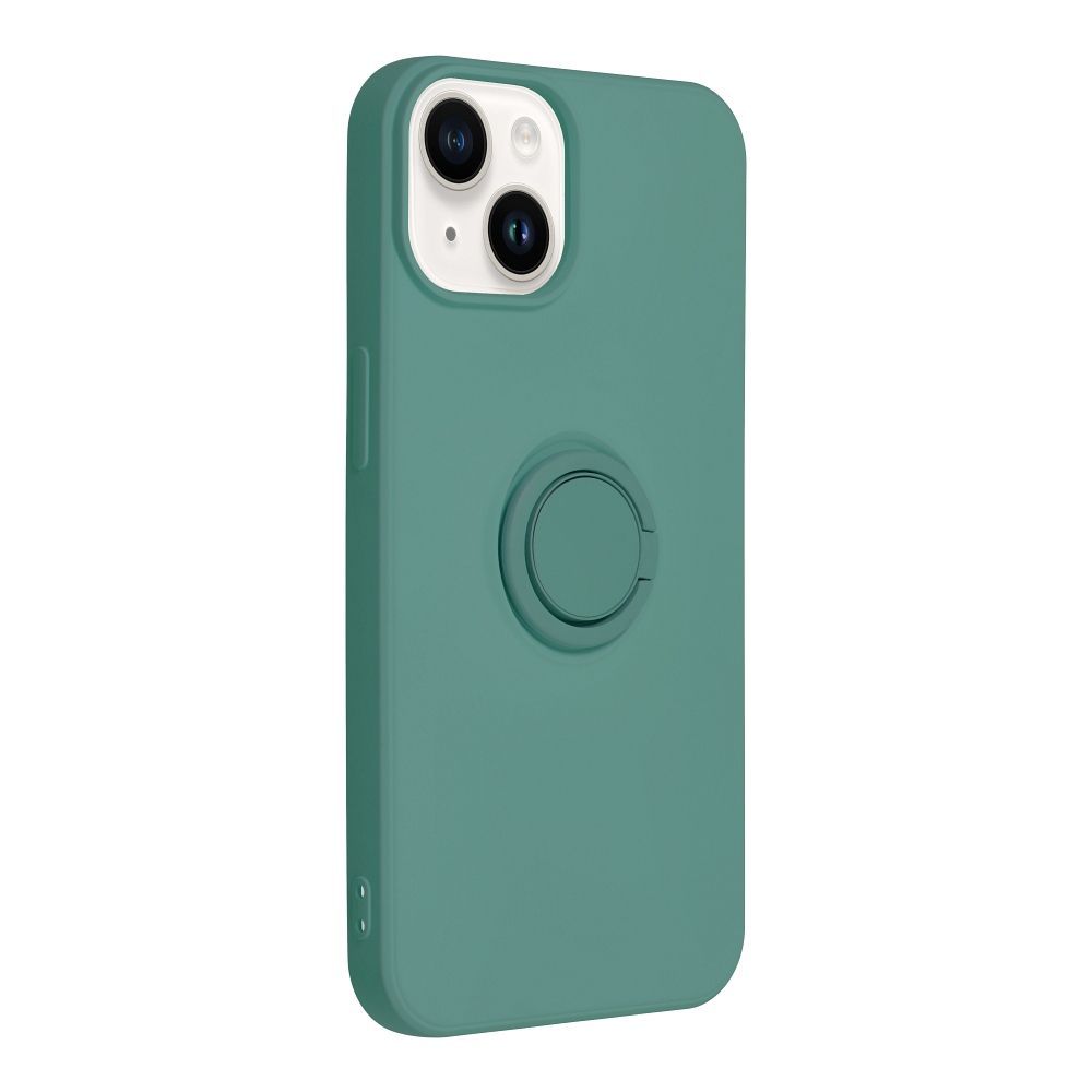 Pokrowiec Forcell Silicone Ring zielony Apple iPhone 14 / 4
