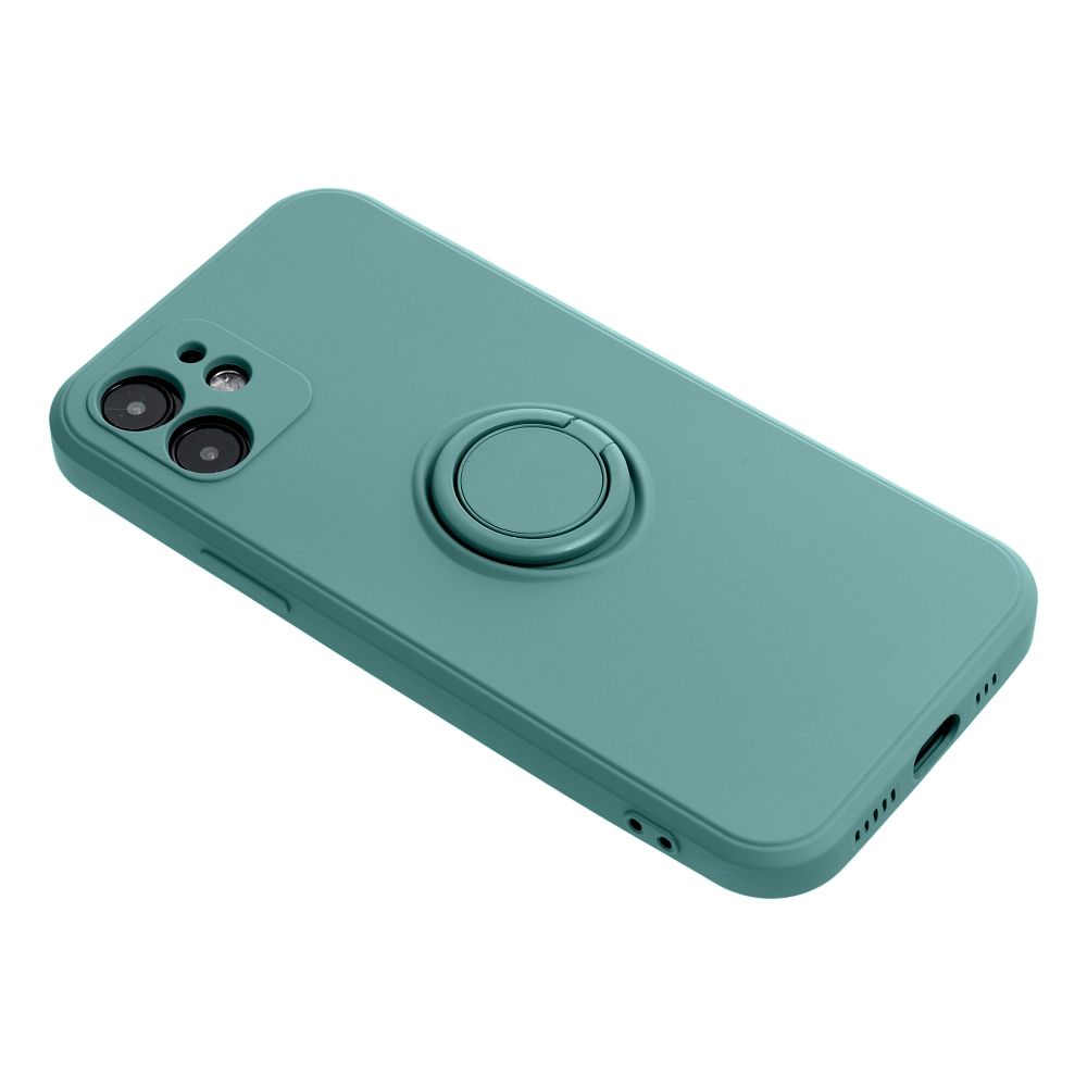 Pokrowiec Forcell Silicone Ring zielony Apple iPhone 14 / 7