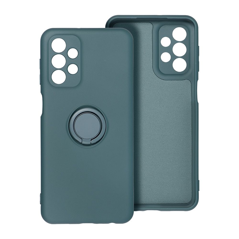Pokrowiec Forcell Silicone Ring zielony Apple iPhone 14 Plus / 5