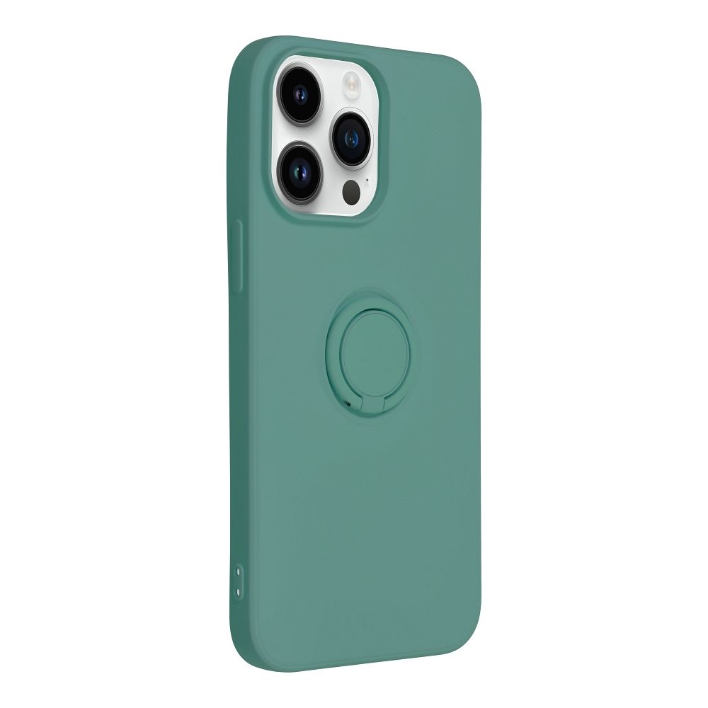 Pokrowiec Forcell Silicone Ring zielony Apple iPhone 14 Pro Max / 4