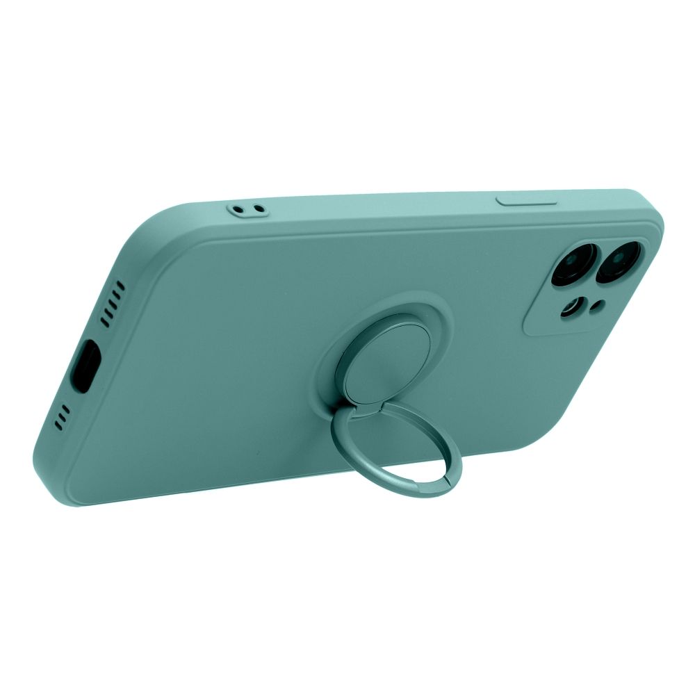 Pokrowiec Forcell Silicone Ring zielony Apple iPhone 14 Pro Max / 6