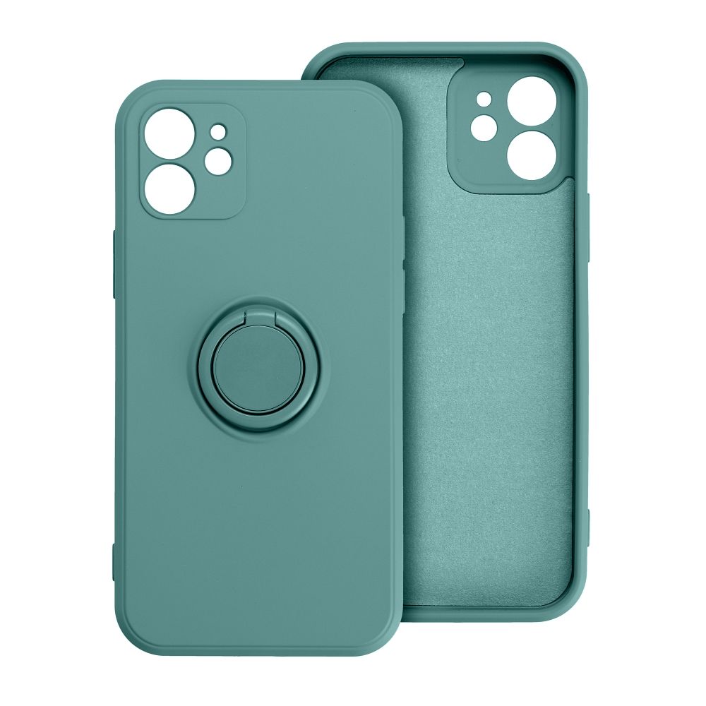 Pokrowiec Forcell Silicone Ring zielony Apple iPhone SE 2025 / 9