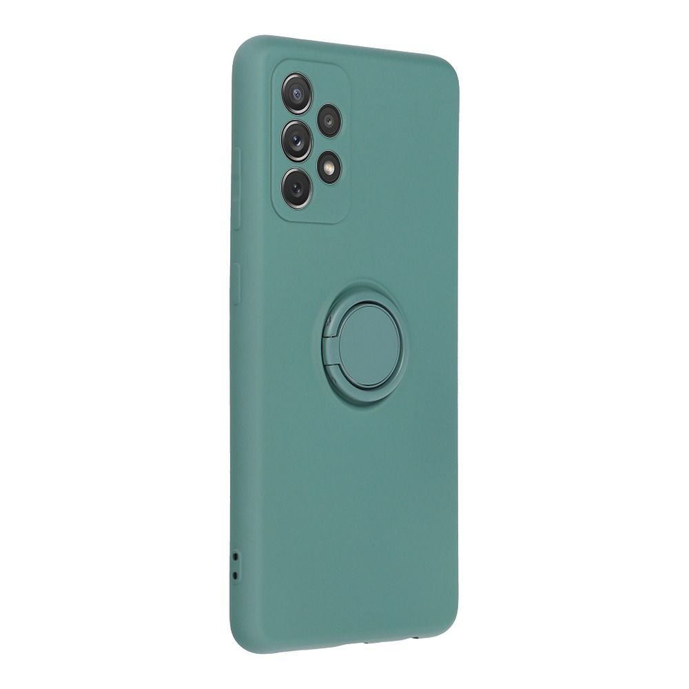 Pokrowiec Forcell Silicone Ring zielony Samsung A72 / 2