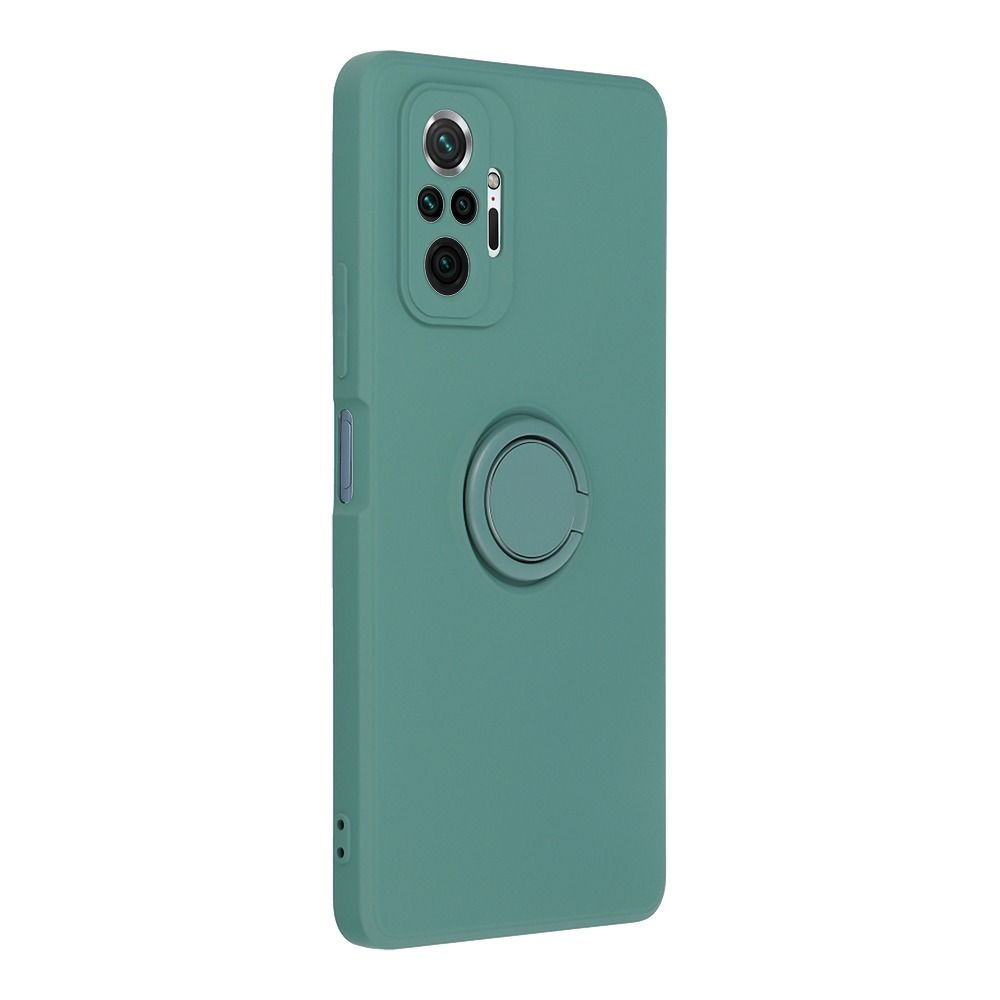 Pokrowiec Forcell Silicone Ring zielony Xiaomi Redmi Note 10 Pro / 2