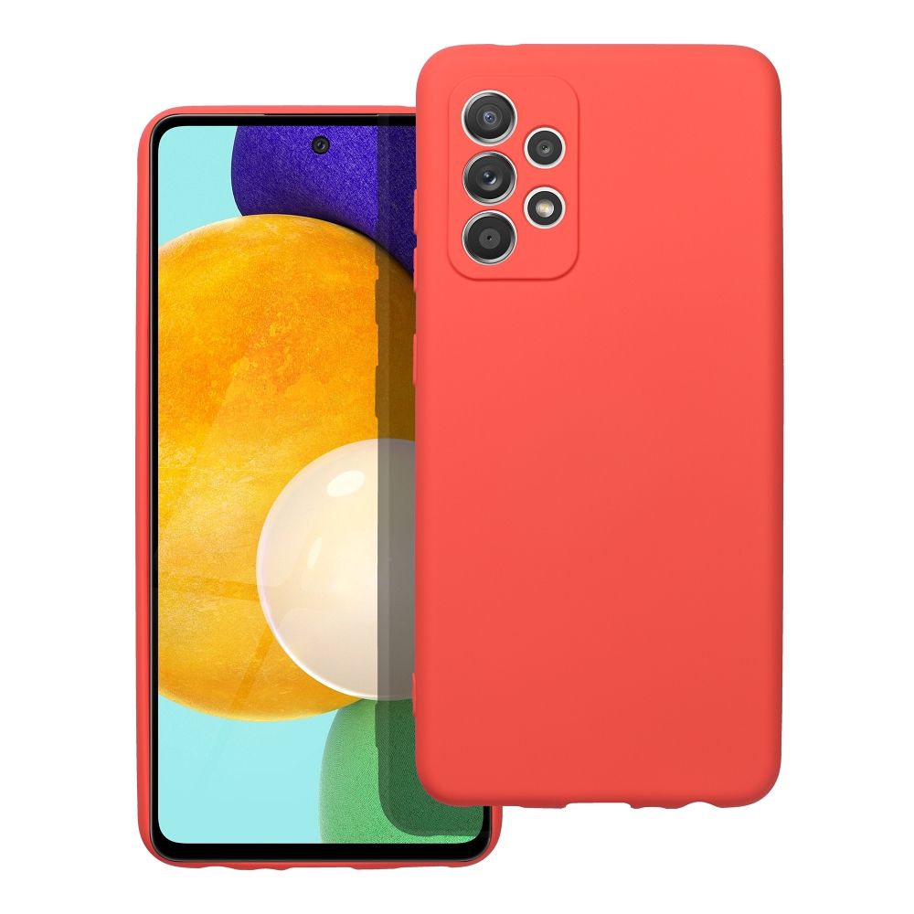 Pokrowiec Forcell Silicone r�owy Samsung A52 4G