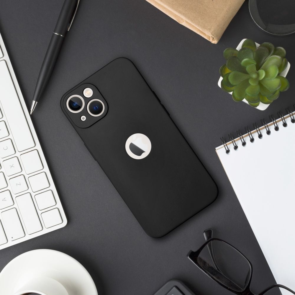 Pokrowiec Forcell Soft czarny Apple iPhone 12 / 5 Pokrowiec Forcell Soft czarny Apple iPhone 12 / 5