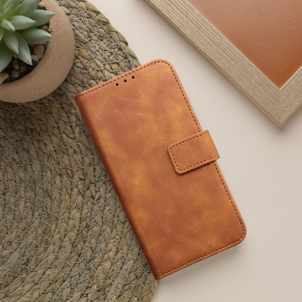 Pokrowiec Forcell Tender Book br�zowy Apple iPhone 14 / 2