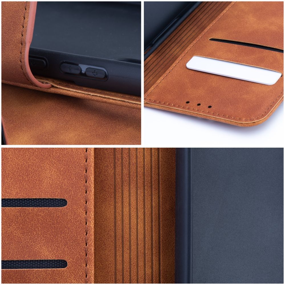 Pokrowiec Forcell Tender Book br�zowy Apple iPhone 14 / 5