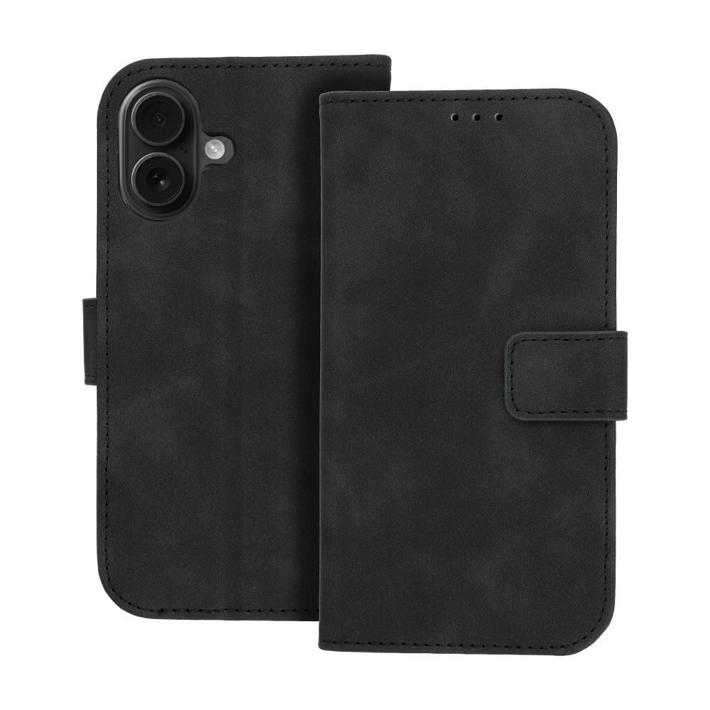 Pokrowiec Forcell Tender Book czarny Apple iPhone 16 / 10 Pokrowiec Forcell Tender Book czarny Apple iPhone 16 / 10