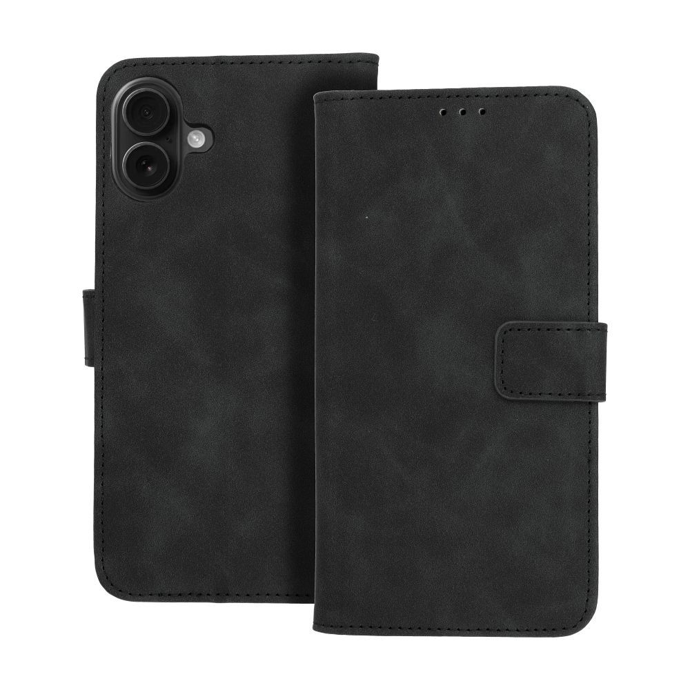 Pokrowiec Forcell Tender Book czarny Apple iPhone 16 Plus / 10