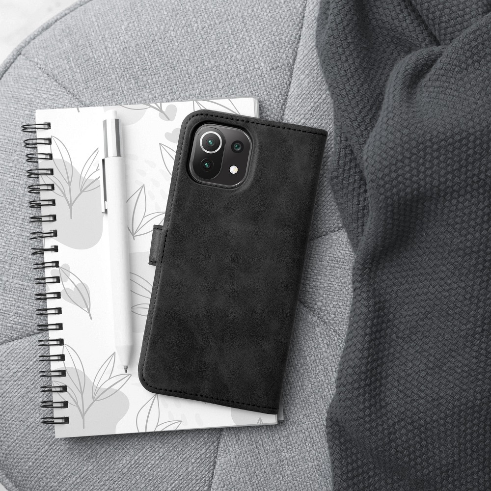 Pokrowiec Forcell Tender Book czarny Xiaomi Redmi Note 10 / 3