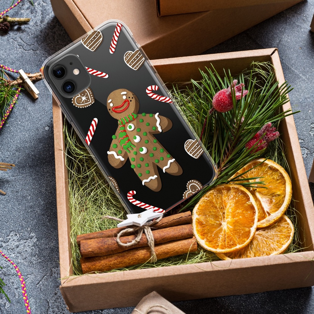 Pokrowiec Forcell Winter 20-21 wz�r piernik Samsung Galaxy A41 / 3