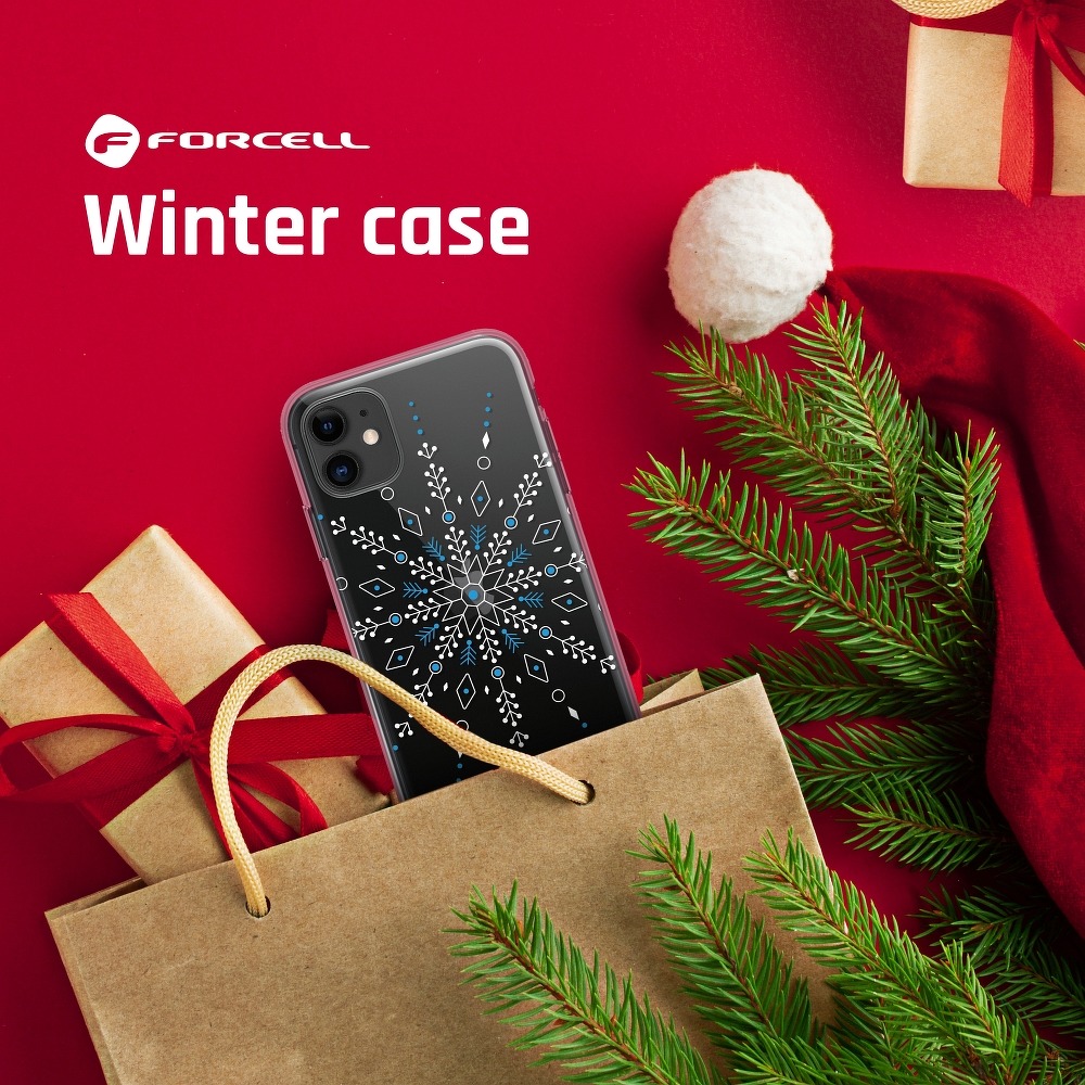 Pokrowiec Forcell Winter 20-21 wz�r �nie�ynka Samsung Galaxy Note 20 / 3