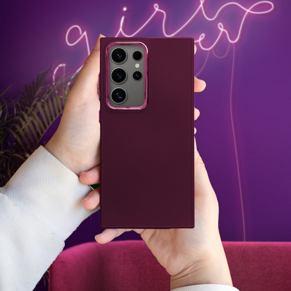 Pokrowiec FRAME fioletowy Xiaomi Redmi Note 14 Pro 5G / 2