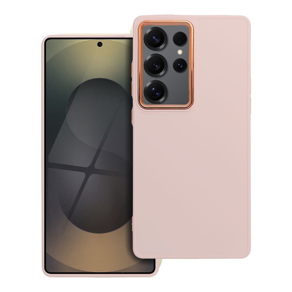 Pokrowiec FRAME jasnor�owy Samsung Galaxy S25 Ultra