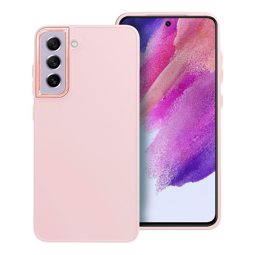 Pokrowiec FRAME jasnor�owy Samsung S21 FE