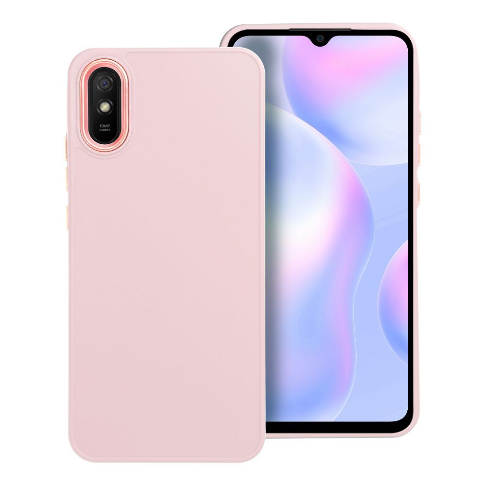 Pokrowiec FRAME jasnor�owy Xiaomi Redmi 9AT