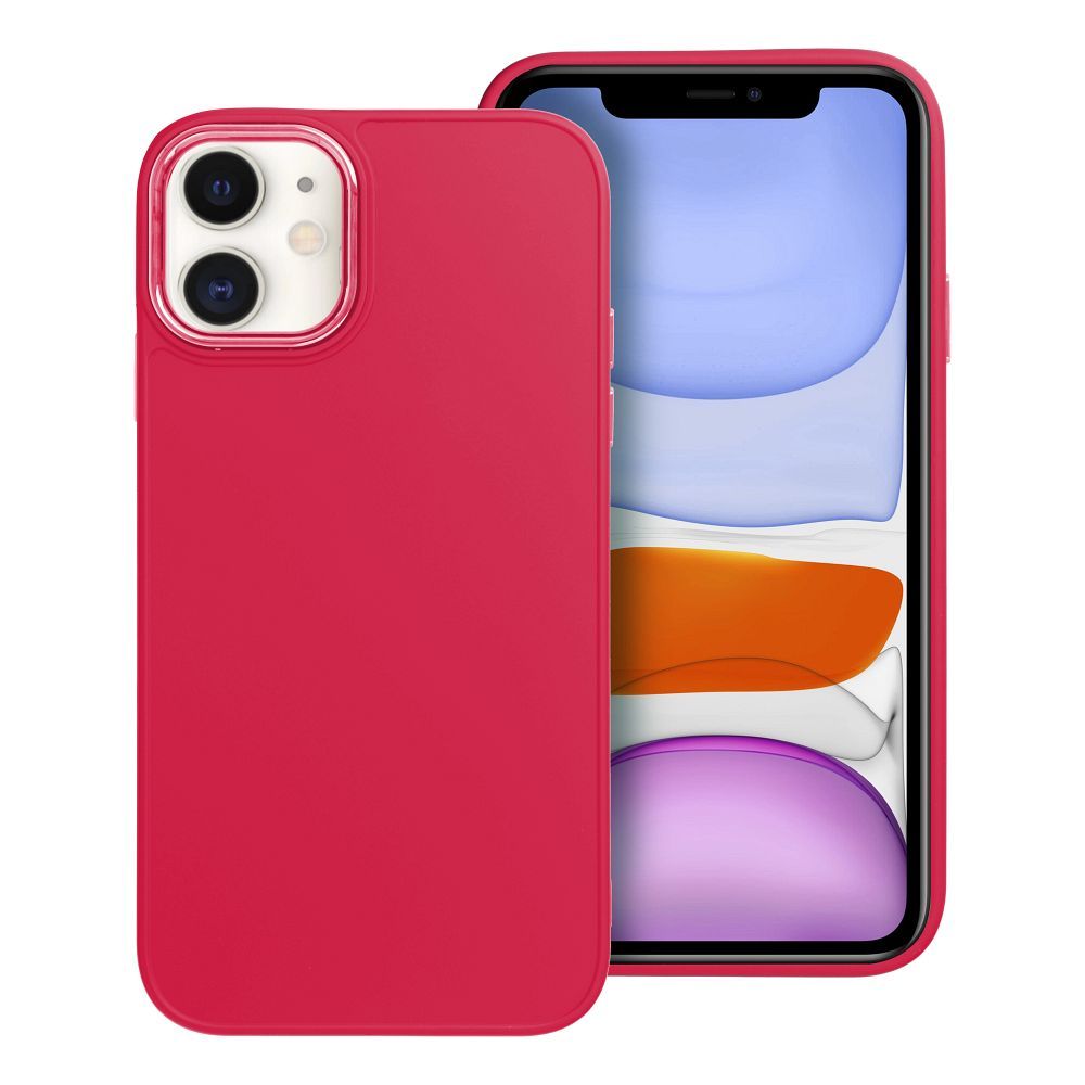Pokrowiec FRAME malinowy Apple iPhone 11