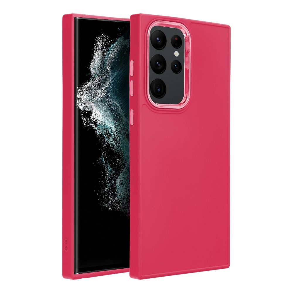 Pokrowiec FRAME malinowy Samsung Galaxy S22 Ultra / 2