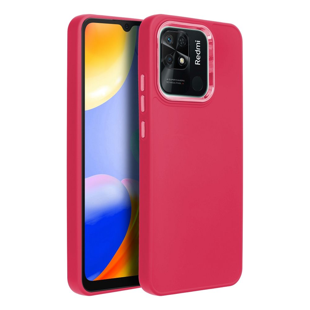 Pokrowiec FRAME malinowy Xiaomi Redmi 10C / 2