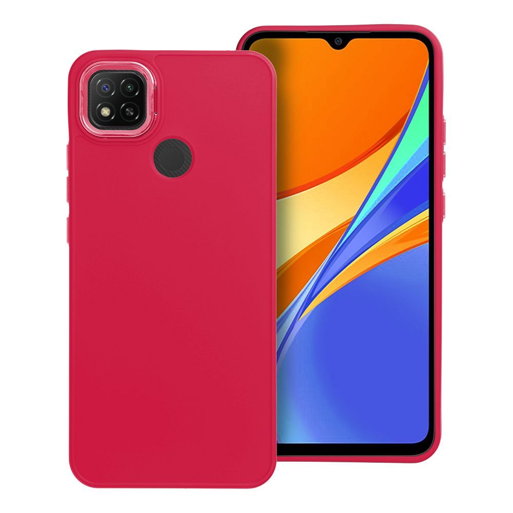 Pokrowiec FRAME malinowy Xiaomi Redmi 9C NFC