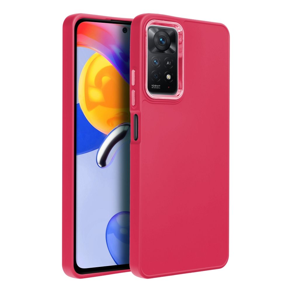 Pokrowiec FRAME malinowy Xiaomi Redmi Note 11 Pro / 2